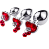 The Horny Company - Black Dragon Metal Anal Plug Small Random Colour